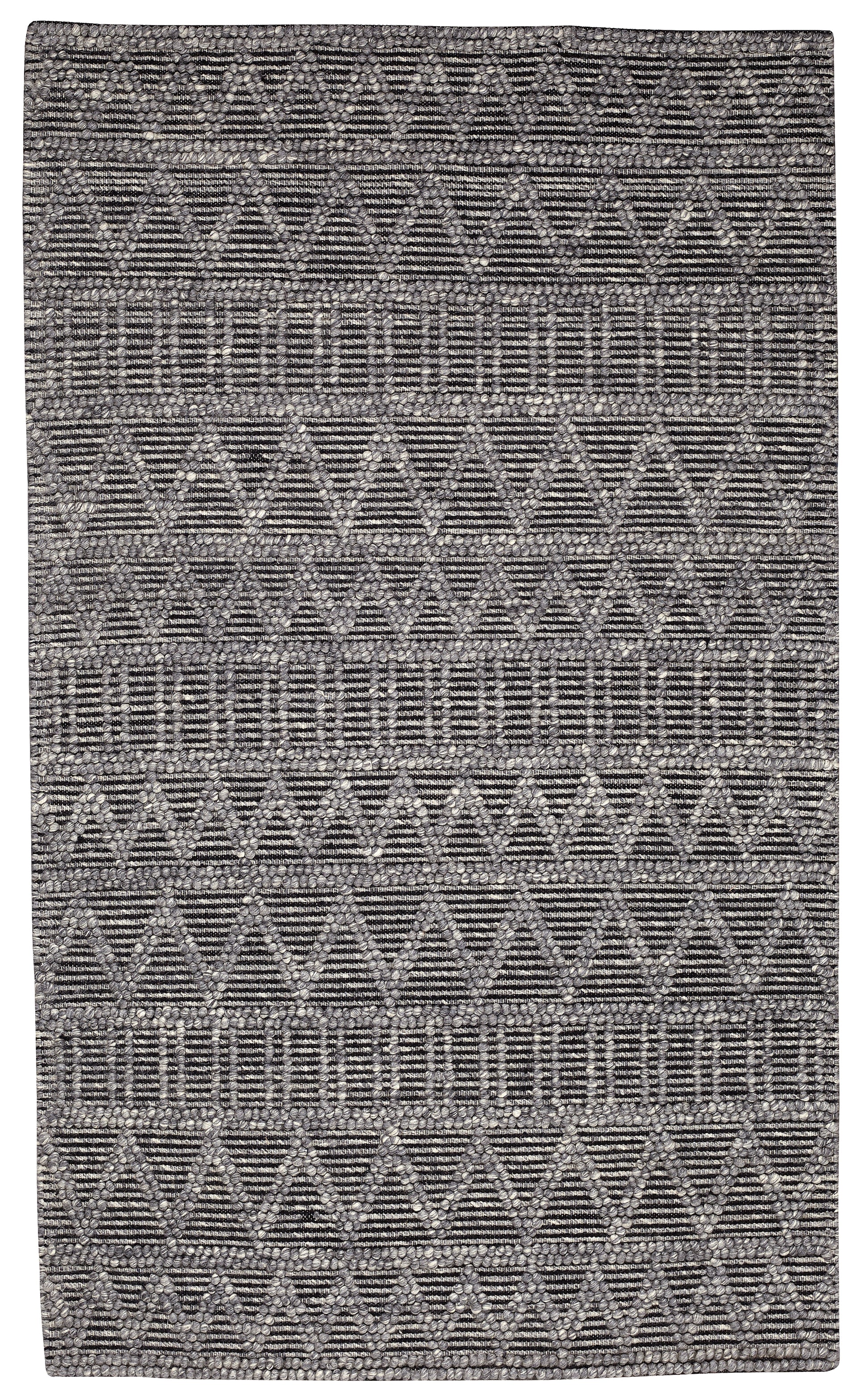 Aspen PL48 Anthracite Wool Indoor Rug - Erbanica