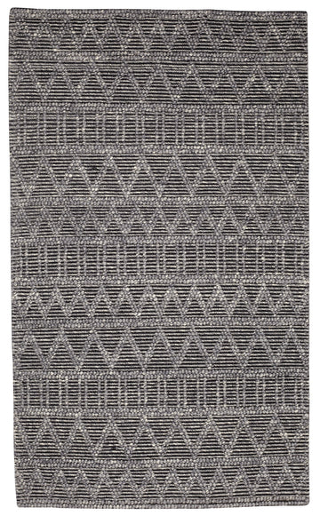 Aspen PL48 Anthracite Wool Indoor Rug - Erbanica