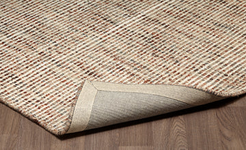 Lumina Rust Ivory Wool Indoor Rug, Handmade rug, Carpet, Indoor Carpet, Wool Rug
