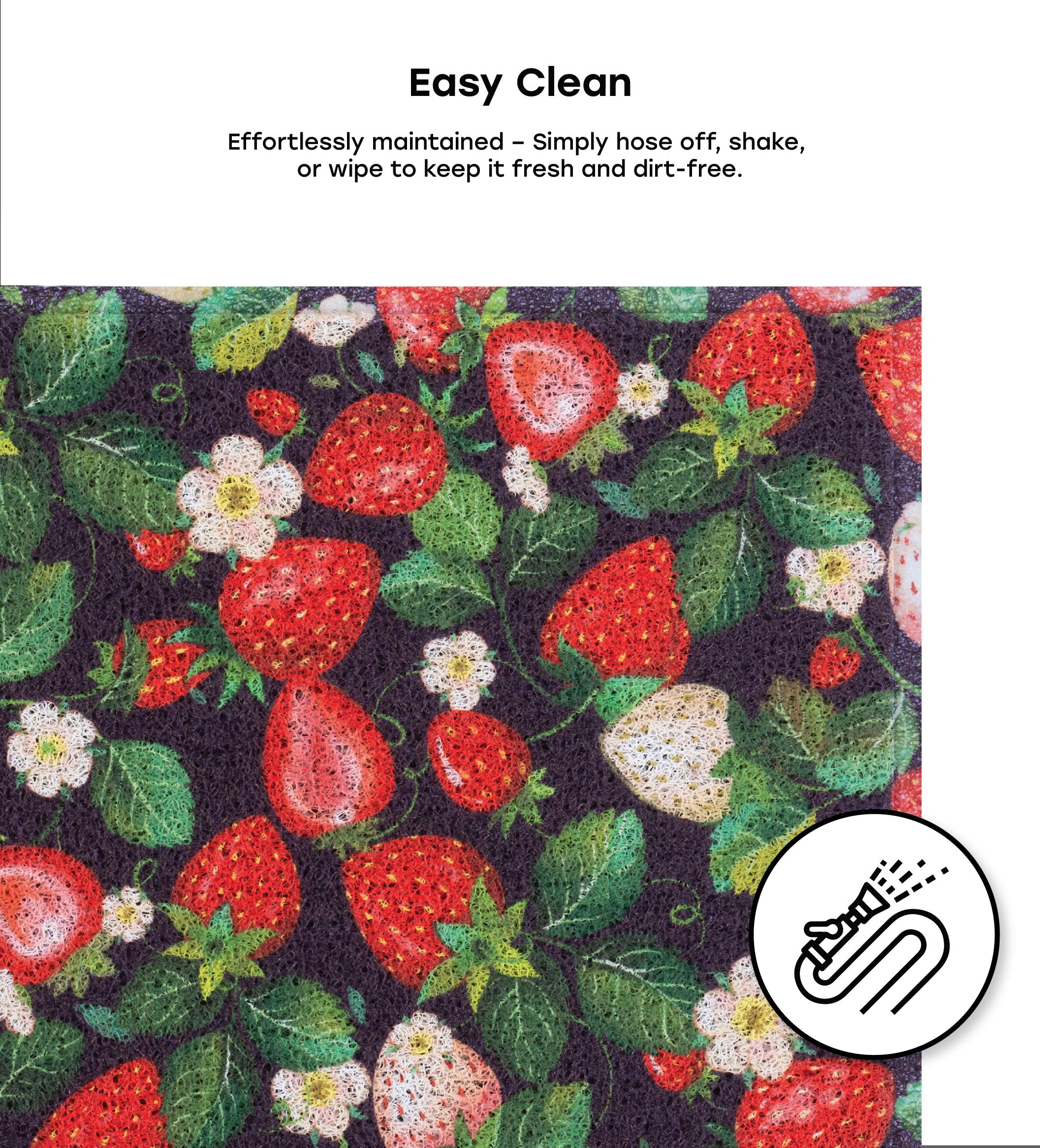 Matologie Very Berry Easy Clean Indoor-Outdoor Door Mat
