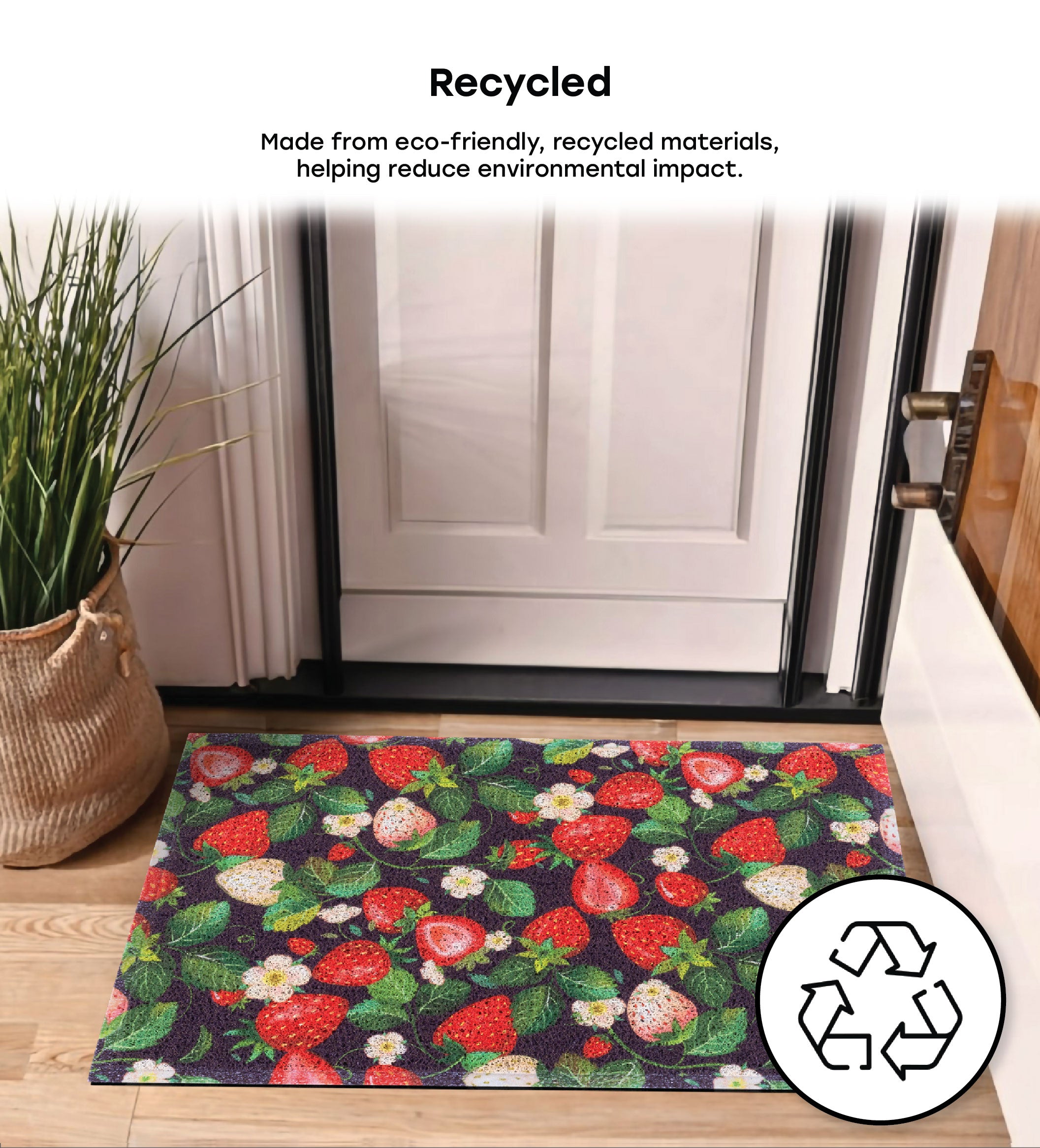 Matologie Very Berry Easy Clean Indoor-Outdoor Door Mat