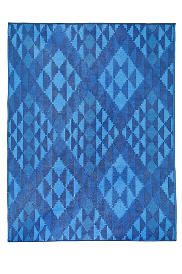 Fiesta 50139 Deep Blue Outdoor Rug