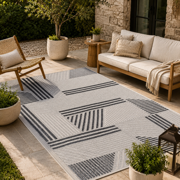 Quick Dry Indoor Outdoor Rug for Patio Backyard Deck Balcony Terrace Garden Pool Side Summer Extra Durable UV Protected Easy to Clean