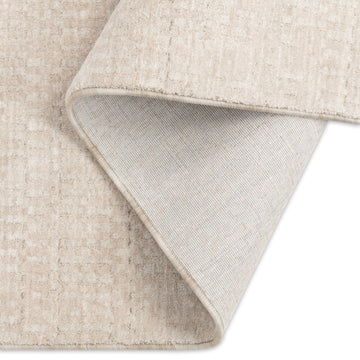 Creamy Beige Fine Woven Premium Soft Rug