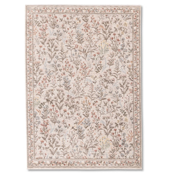 Romantic Ivory Vintage Rug