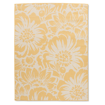 Cheerful Sunflowers Indoor Outdoor Rug for Patio Backyard Deck Balcony Terrace