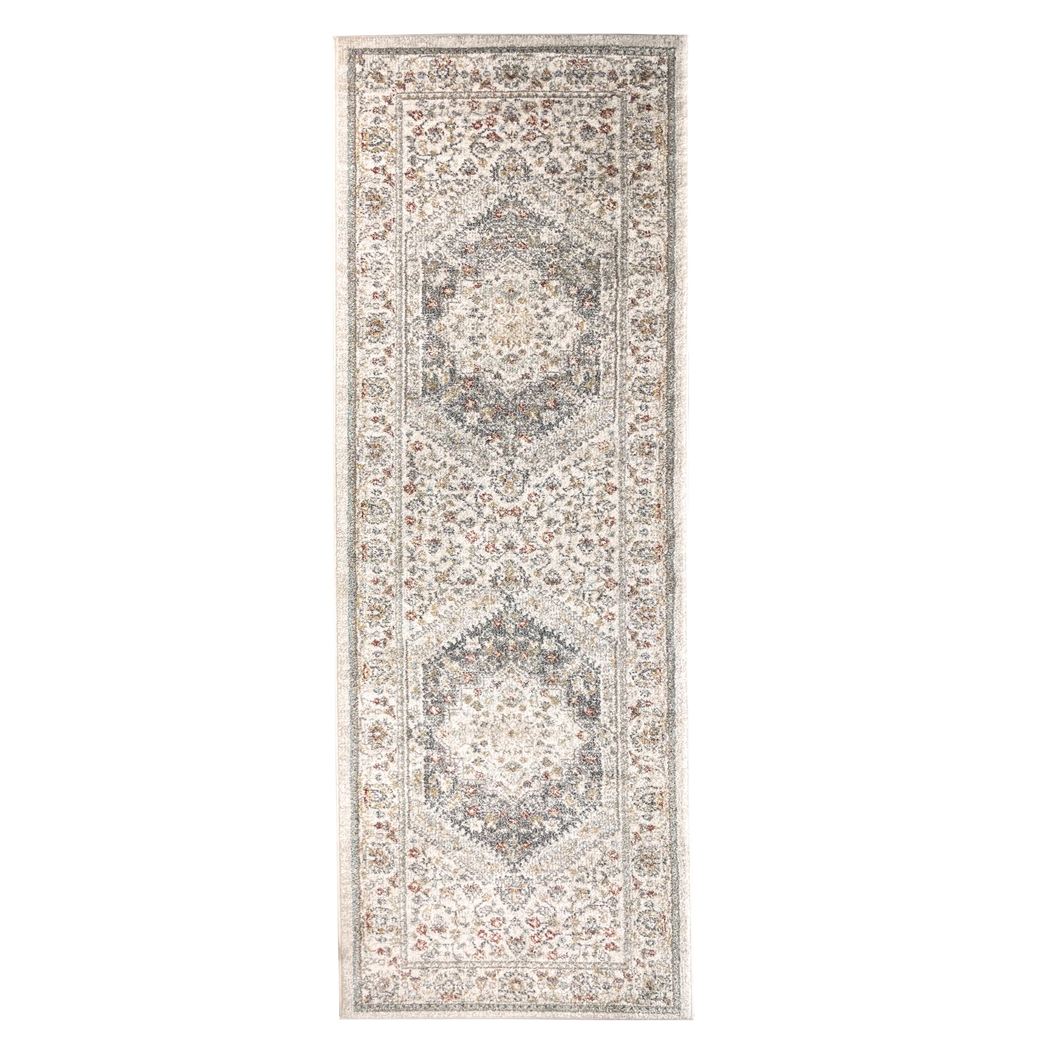 Kashan Chestnut Tufted Runner Rug