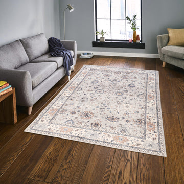 Weathered Persian Ultra-Soft Multicolor Washable Rug