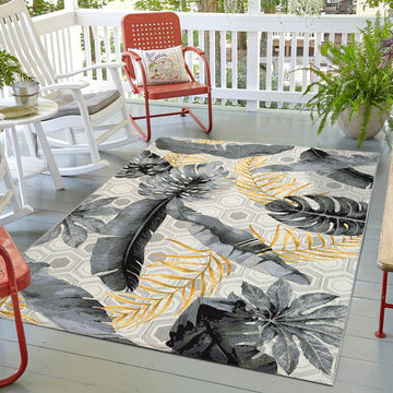 Eden Palm Paradise Indoor Outdoor Rug