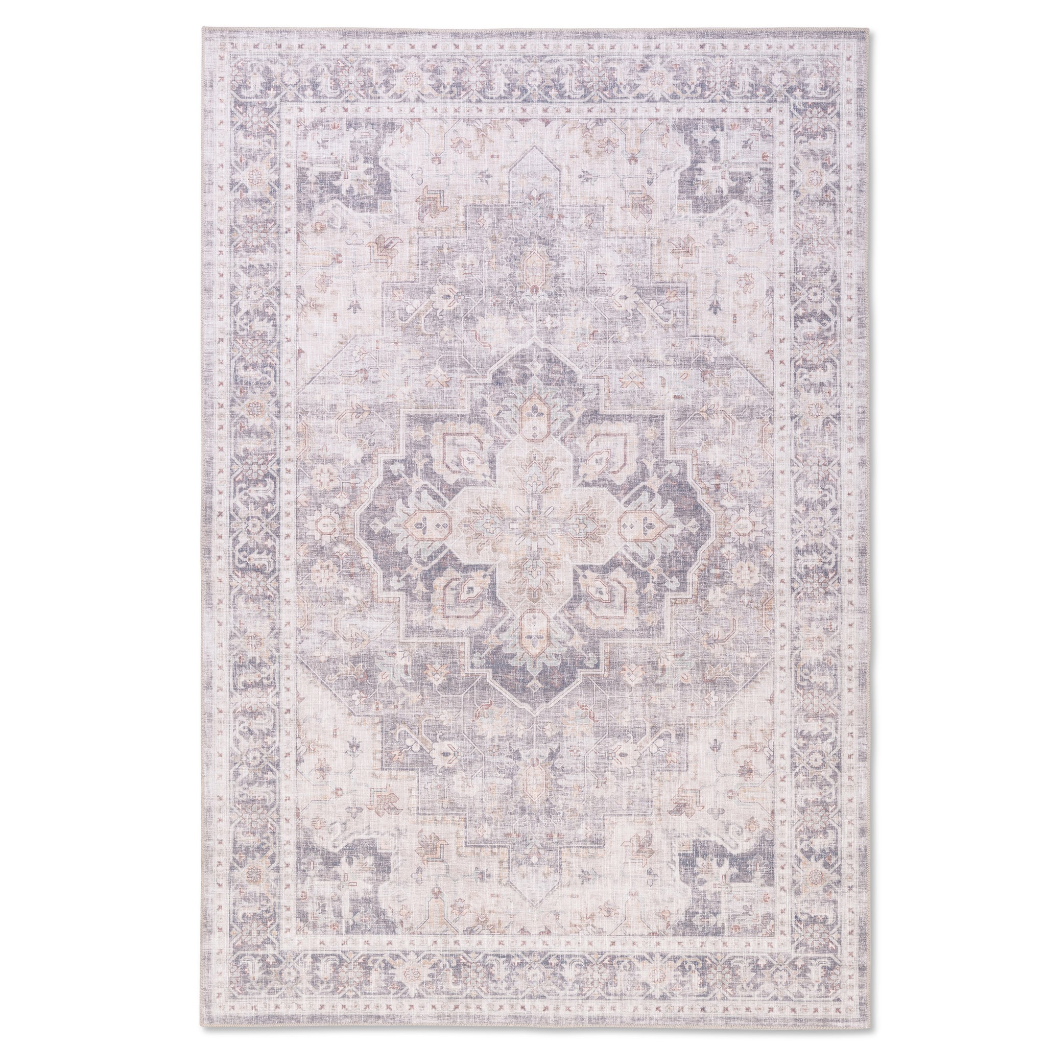 Medallion Quartz Premium Washable Rug