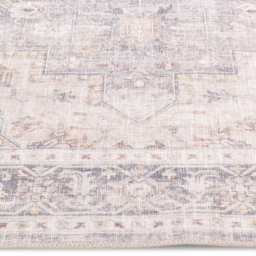 Medallion Quartz Premium Washable Rug