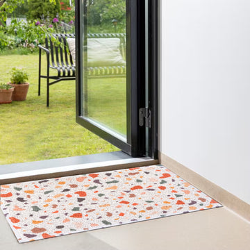 Matologie Artistic Mosaic Easy Clean Indoor-Outdoor Door Mat