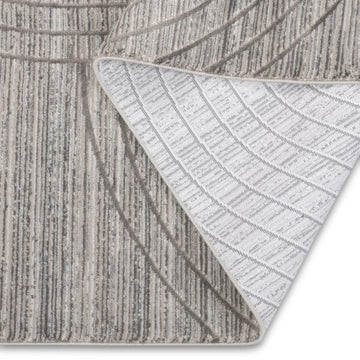 Modern Geometric Nomad Taupe Rug - Erbanica