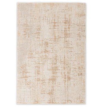 Sahara Abstract Ivory & Beige Indoor/Outdoor Rug - Erbanica