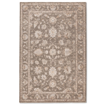 Taupe Persian Floral Indoor Rug