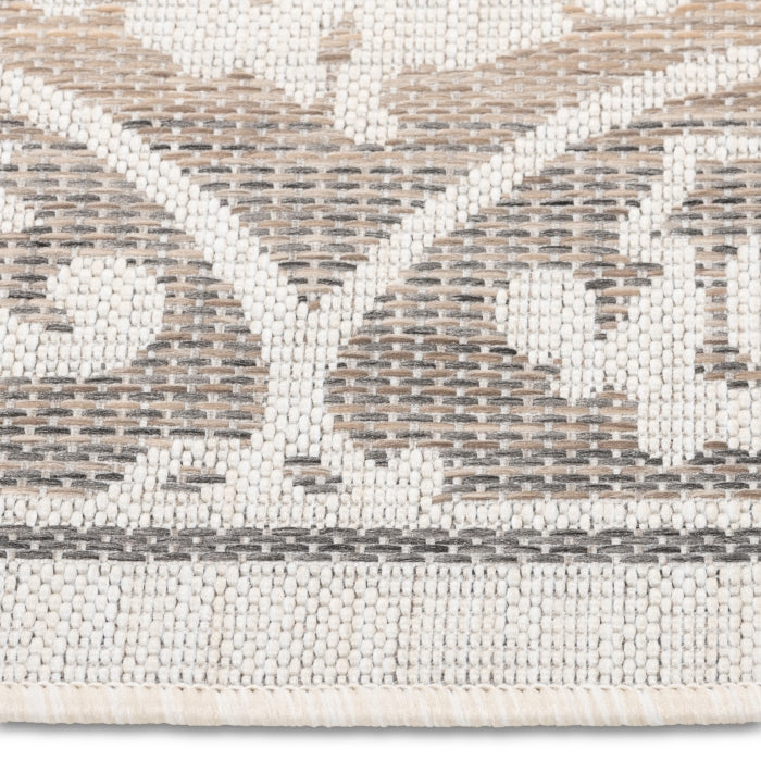 Vintage Haven Beige Ornamental Outdoor Rug - Erbanica
