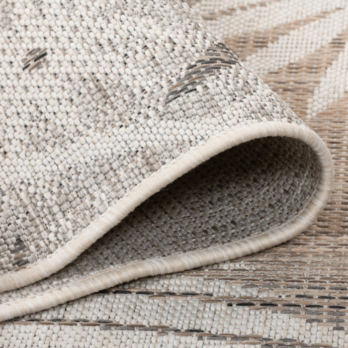 Palm Leaf Beige Outdoor Rug - Erbanica