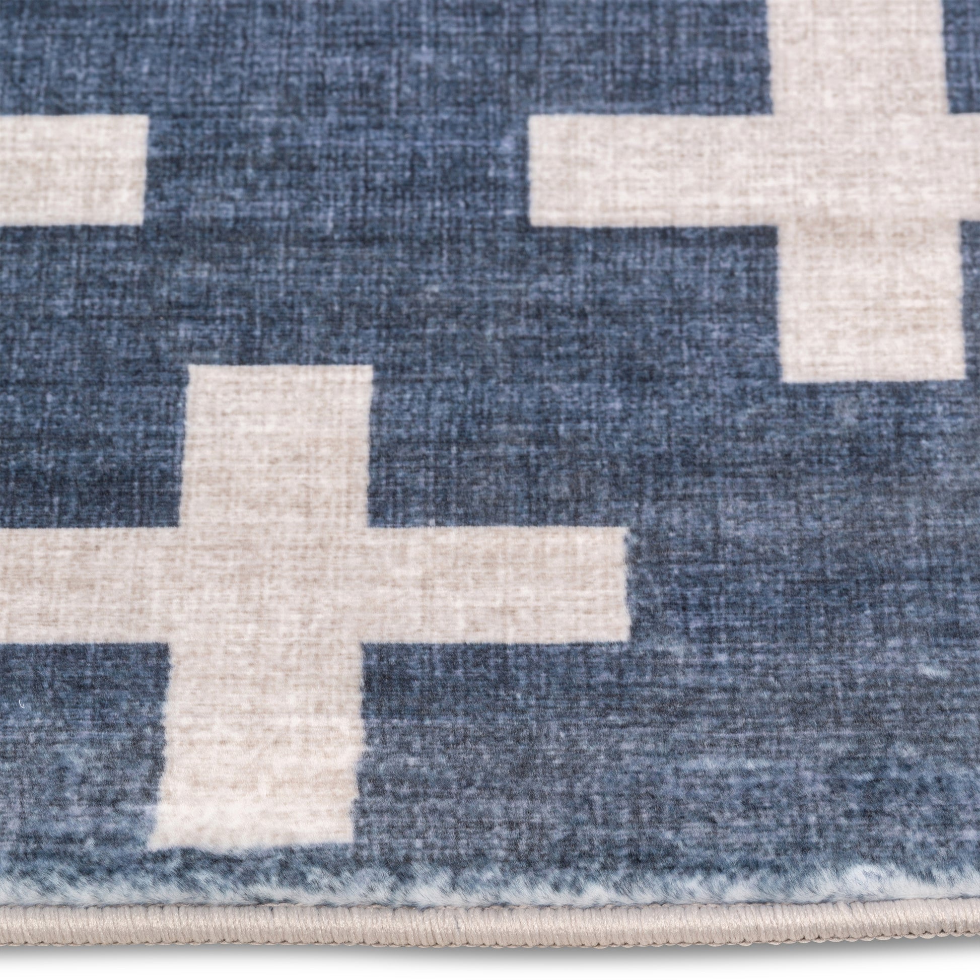 4' x 6' Ft. Playful Ultra Soft Kids Rug with Geometric Cross for Playroom, Nursery, Children Bedroom, Living Room