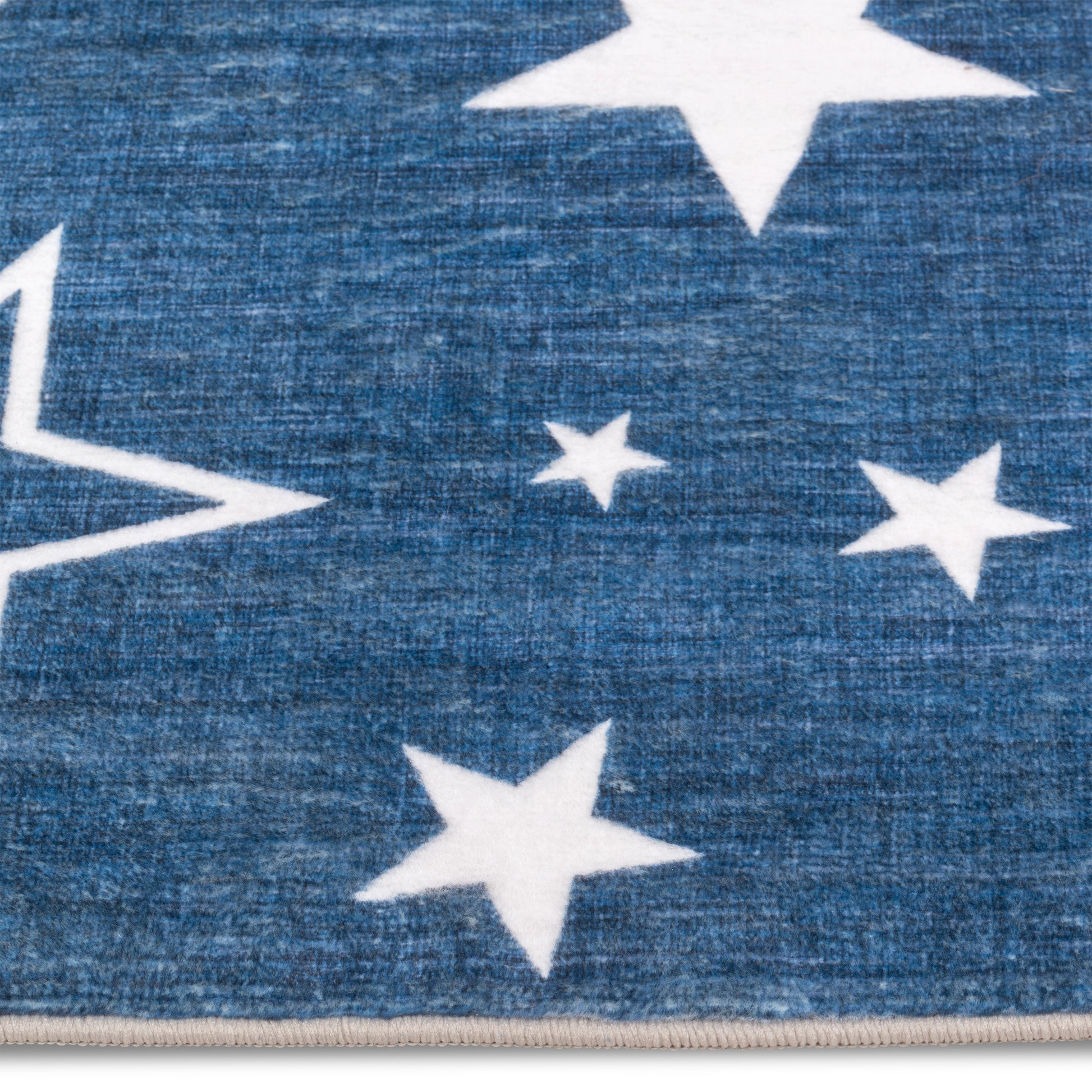 Playful Ultra Soft Kids Rug 4' x 6' Ft. with Galaxy Stars for Playroom, Nursery, Children Bedroom, Living Room