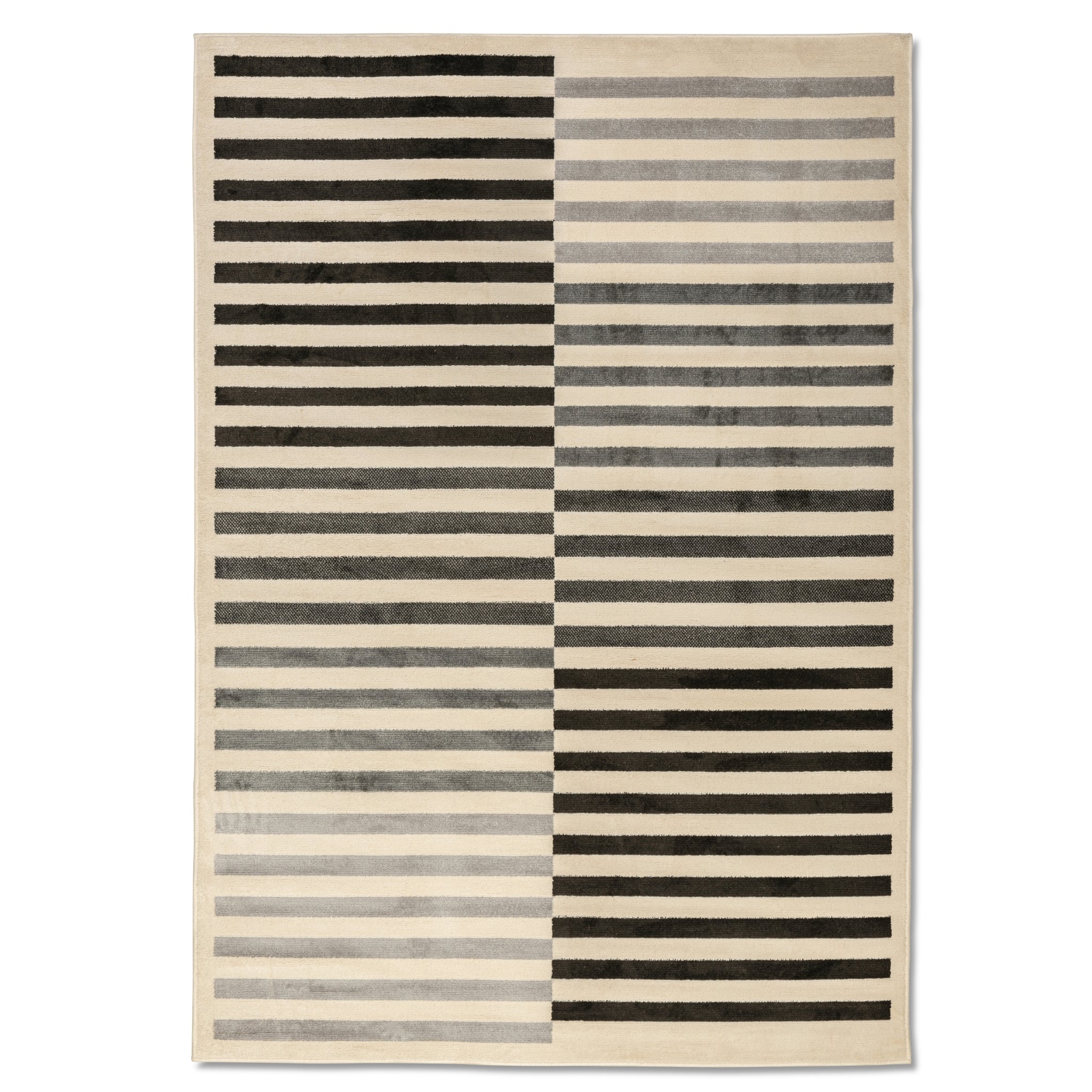 Urbane Soft Symmetry Ivory Charcoal Indoor Rug