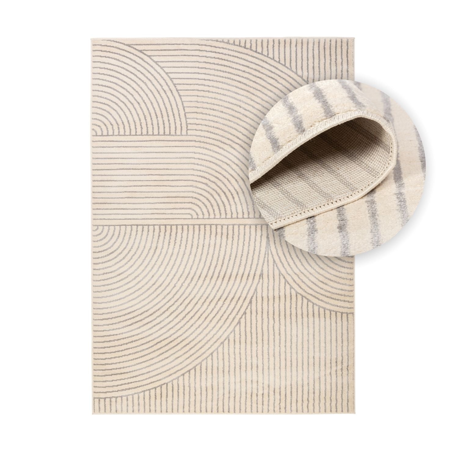 Soft Ivory Rug Mid-century Soft Ivory Indoor Rug - ExclusiveOffer