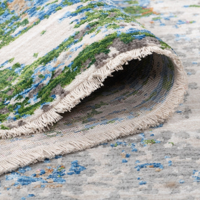 Coral Abstract Harmony Rug - Erbanica
