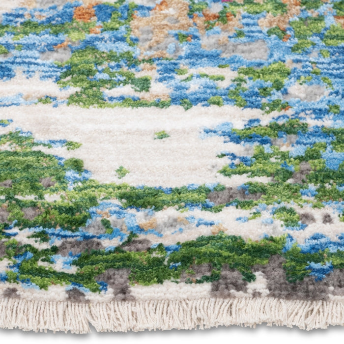 Coral Abstract Harmony Rug - Erbanica