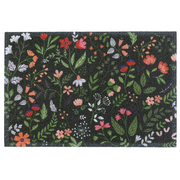 Matologie Gothic Floral Easy Clean Indoor-Outdoor Door Mat