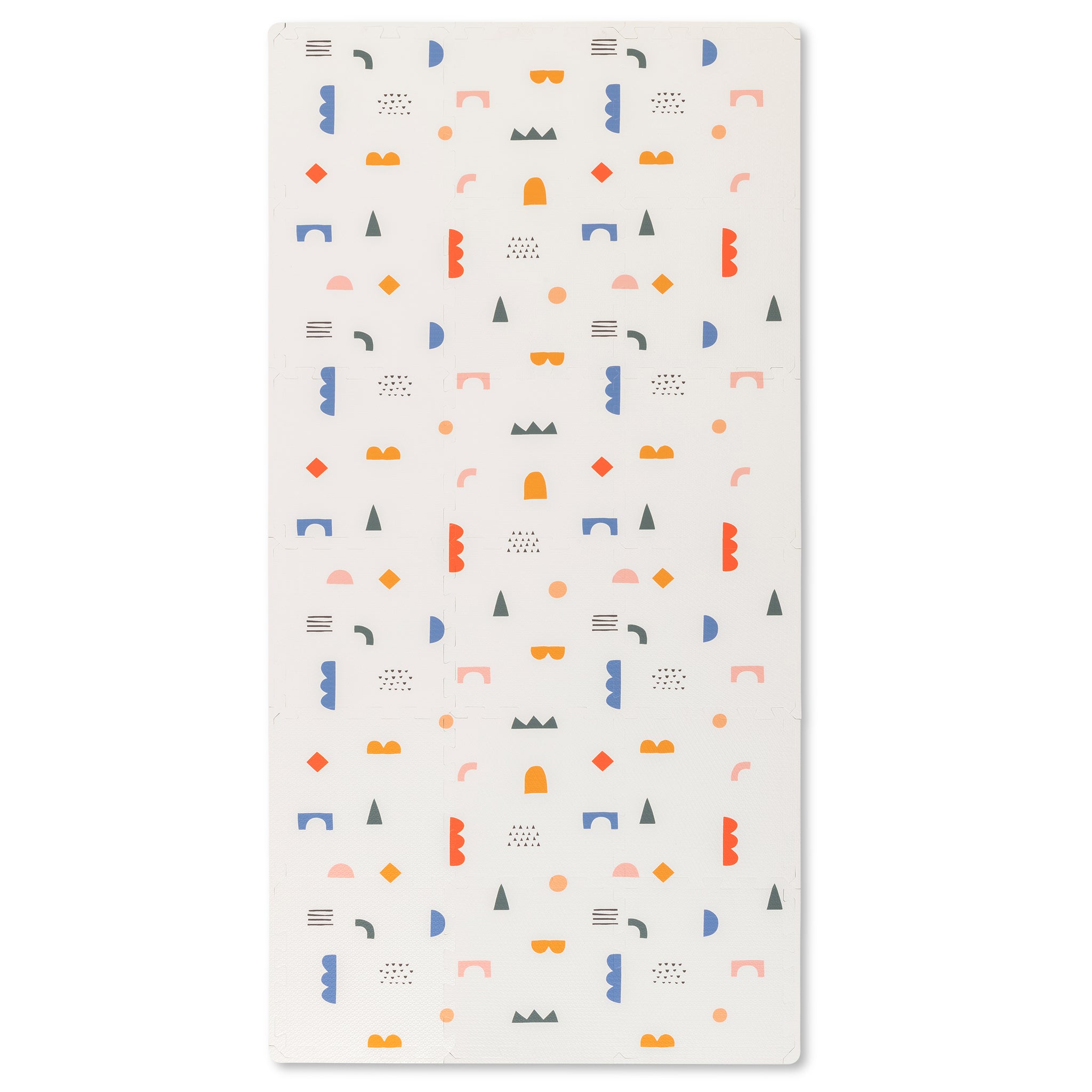 Kids Puzzle Play Mat - Bright Cheerful Shapes