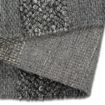 Hygge Charcoal Indoor Wool Rug