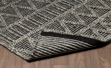 Aspen PL48 Anthracite Wool Indoor Rug